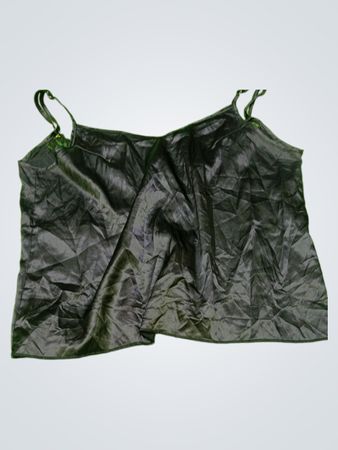Black Silk Blend Bustier