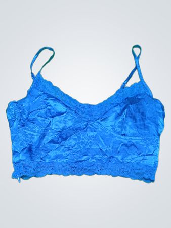 Blue Lace Bra