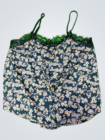 Floral Lace-Trimmed Sleep Shorts