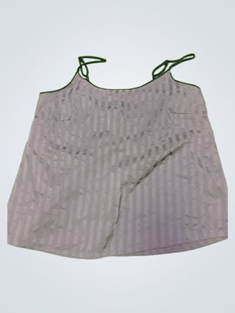 Gray Striped Tank Top