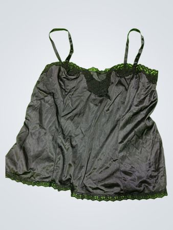 Black Lace Trim Camisole