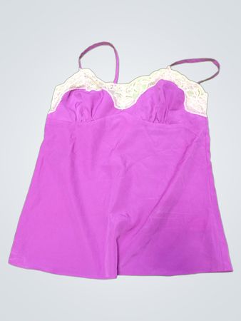 Purple Lace Trim Camisole