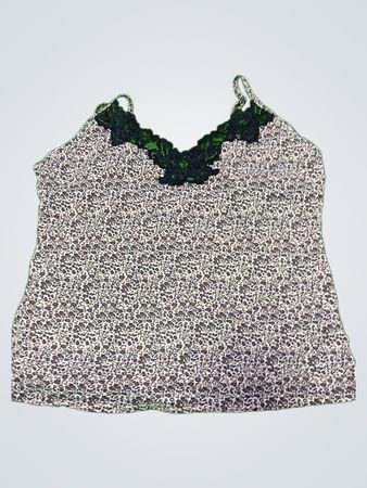 Leopard Print Lace Cami Top