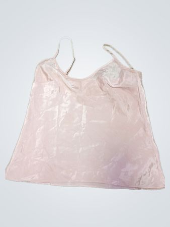 Pink Satin Camisole