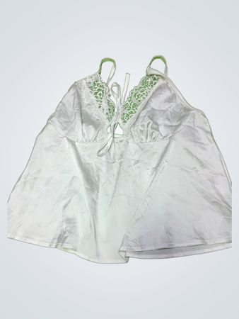 White Lace Trim Camisole