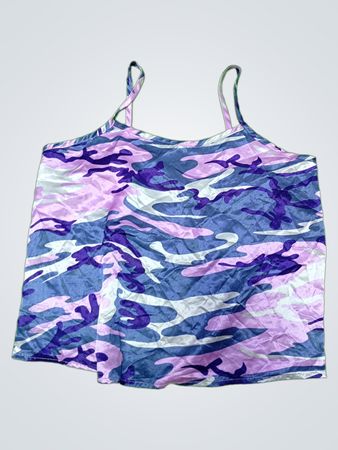 Purple Camouflage Tank Top