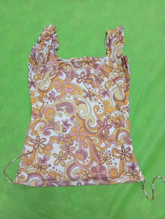 Women's Floral Cropped Top