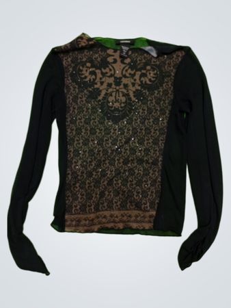 Black Long Sleeve Top