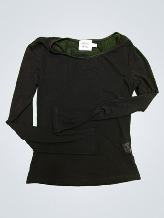 PRINCESS POLLY Black Long-Sleeve Top