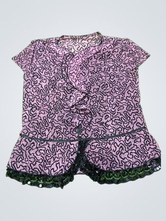Ladies Purple Short Set