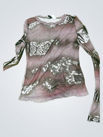 Sheer Long Sleeve Top
