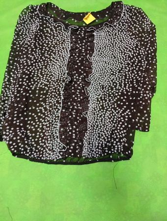 Black Polka Dot Blouse