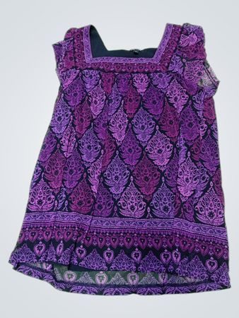 APT.9 Purple Paisley Blouse