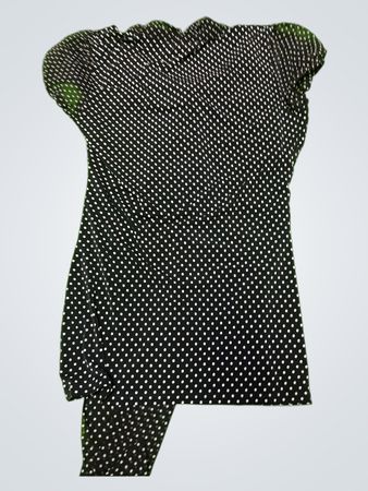 Black Polka Dot Blouse