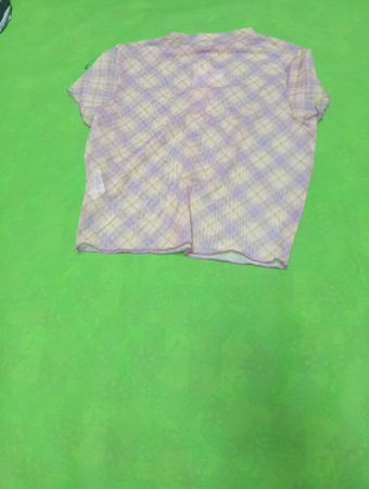 Purple Plaid T-Shirt