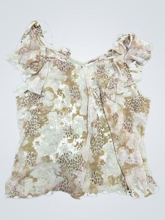 Blouse with Floral Pattern