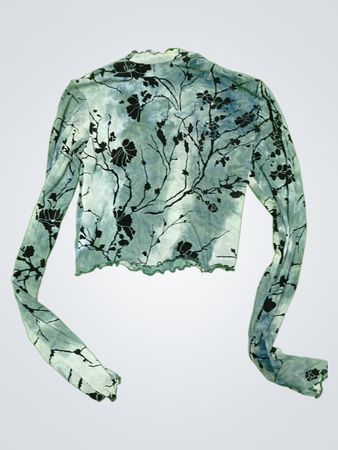 Blouse with Floral Pattern