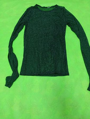 Long Sleeve Dark Green Top