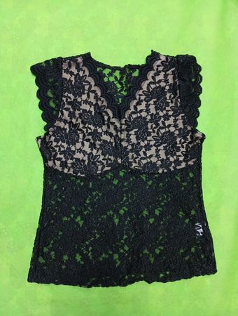 Black Lace Top