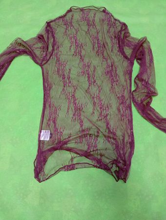 Purple Sheer Blouse