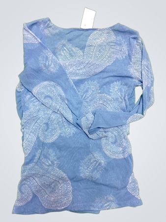 Blue Paisley Shirt