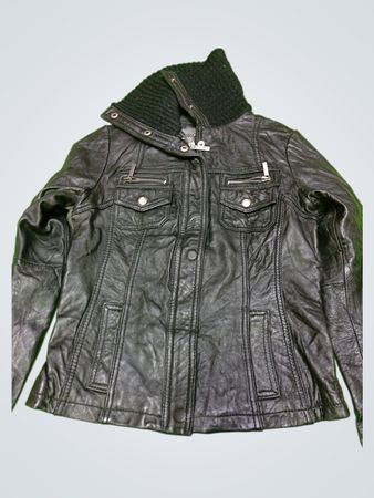 BRCBKY Black Leather Jacket