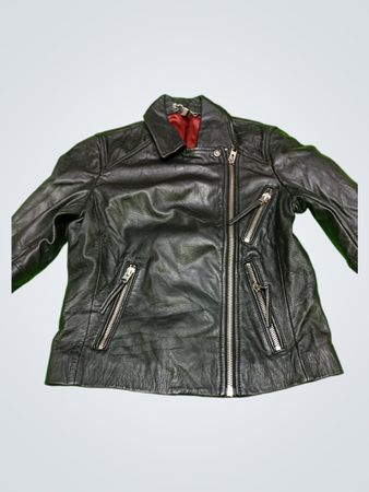 Topshop Black Leather Jacket