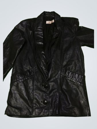 Dinea Black Leather Jacket
