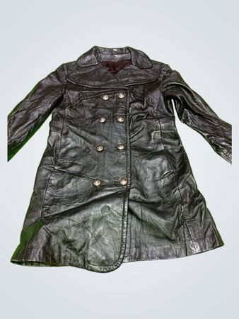 Black Leather Coat
