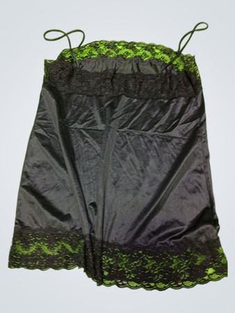 Black Lace-Trimmed Camisole