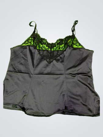 Black Lace Trim Camisole