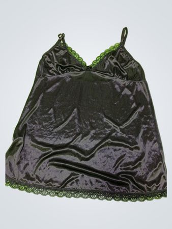 Black Satin Cami