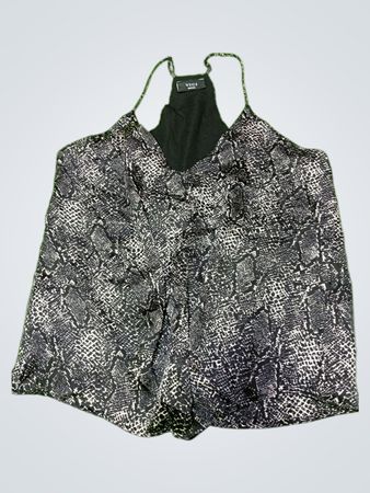VICI Snakeskin Halter Top