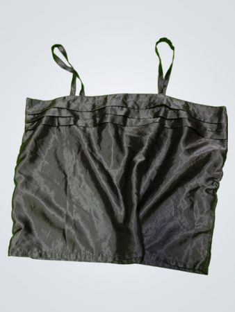 Black Silk Tube Top
