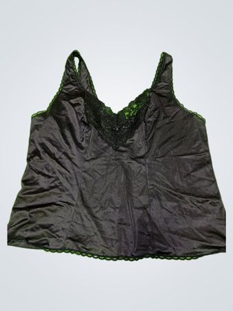 Black Lace Trim Camisole