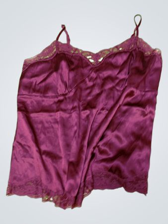 Unbranded Purple Satin Cami Top