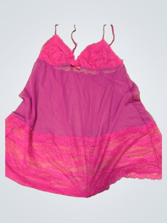 Pink Lace Chemise