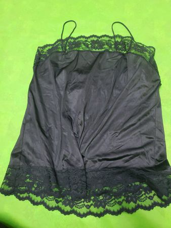 Black Lace Trim Camisole