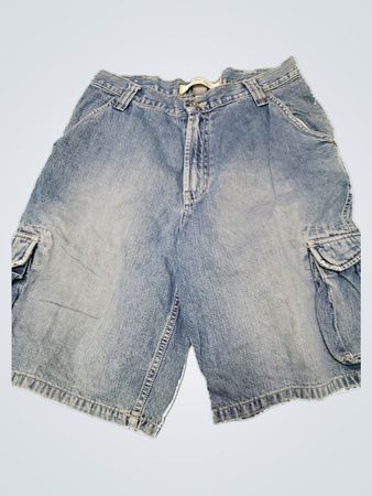 Men's Denim Cargo Shorts