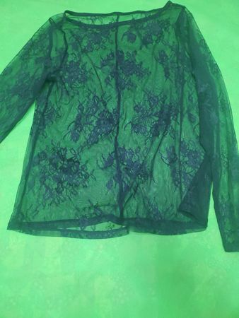 Sheer Lace Long Sleeve Top