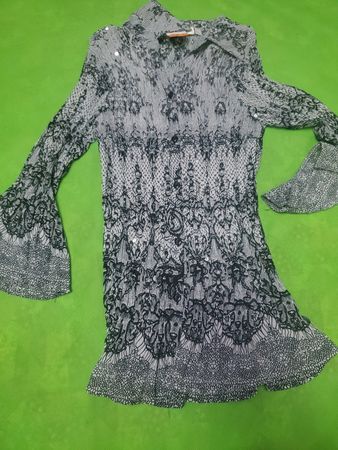 Women's Printed Long Sleeve Dress