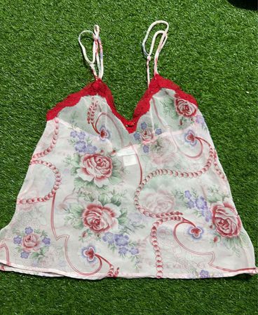 Cinema Etoile Floral Spitzenbesatz Cami