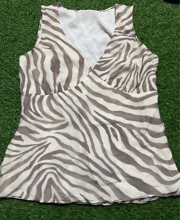Zebra-Print-Oberteil