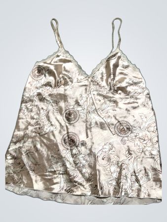 Satincamisole mit Barockmuster