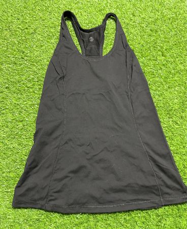Lululemon schwarzes Racerback-Trägershirt