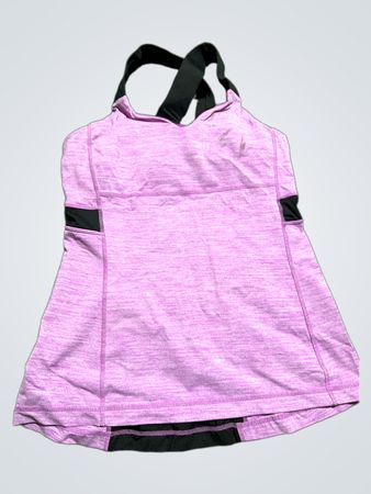 Pink- und schwarze Sport-Tanktop