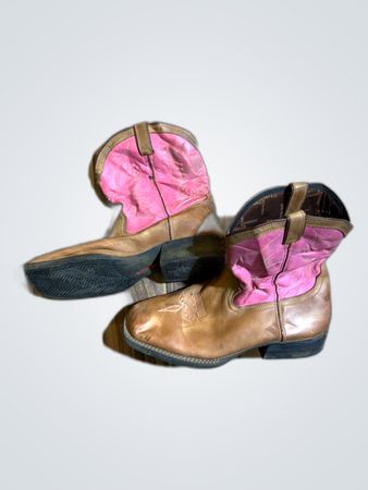 Durango Tan Leather Cowboy Boots