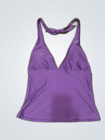 Speedo Purple Halter Swim Top