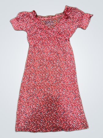 Zara Floral Wrap Mini Dress