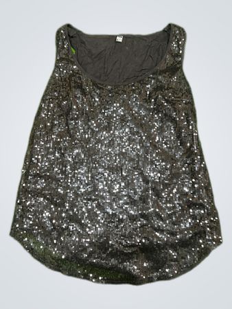 Débardeur noir à sequins Pimkie